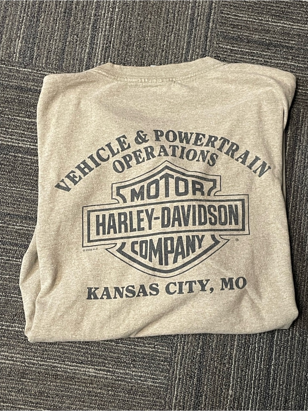 Harley-Davidson Khaki Short Sleeve Tee